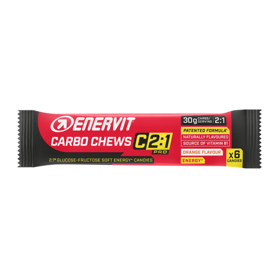 ENERVIT Carbo Chews C2:1 - pomeranč