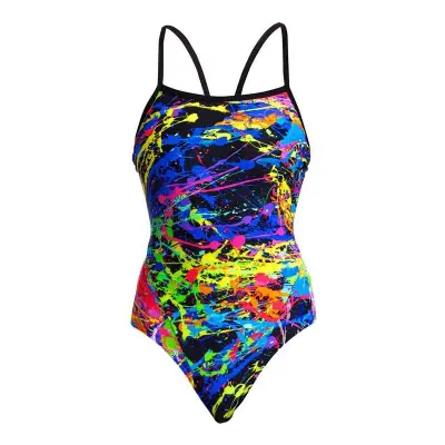 Funkita Ladies Single Strap One Piece Paint Smash