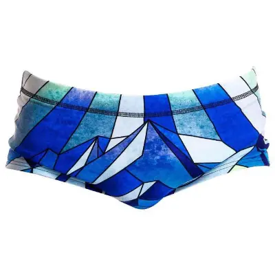 Funky Trunks Men's Sidewinder Trunks Blue Ascent