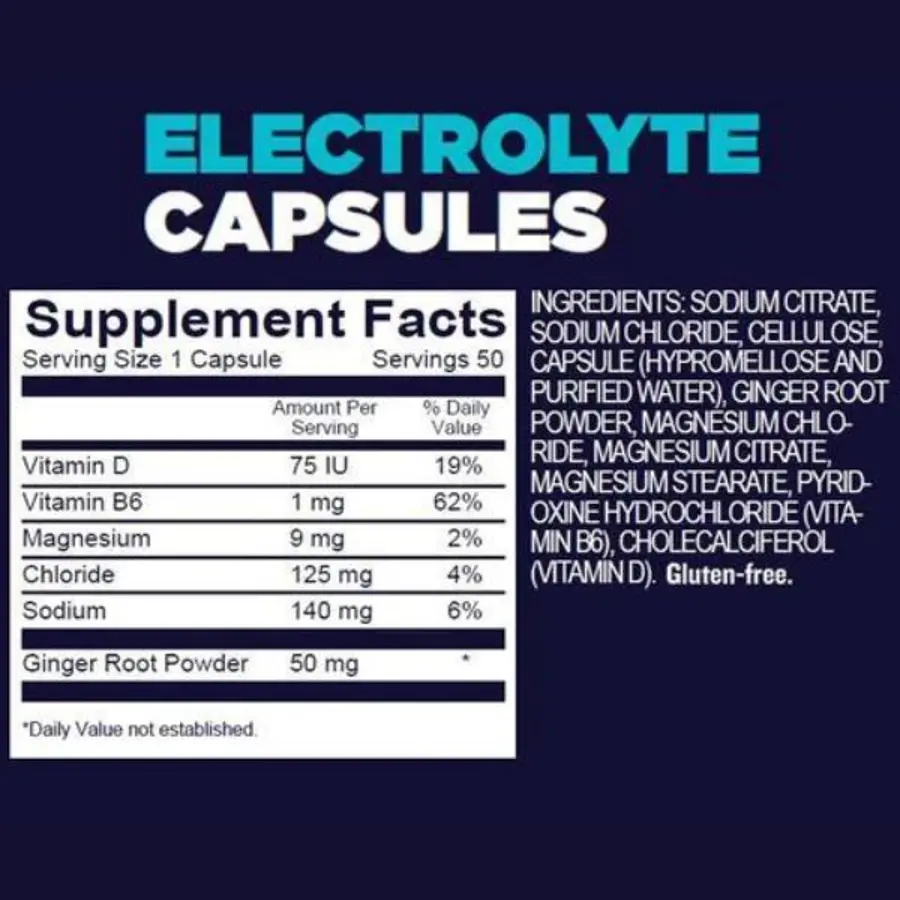 GU Roctane Electrolyte Capsules 50 kapslí