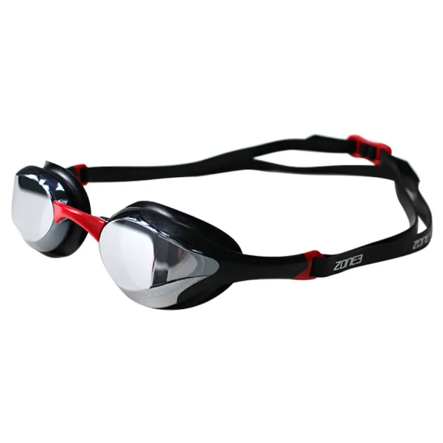 Zone3 Volaire Streamline Racing Goggles Mirror Lens - Black/Red