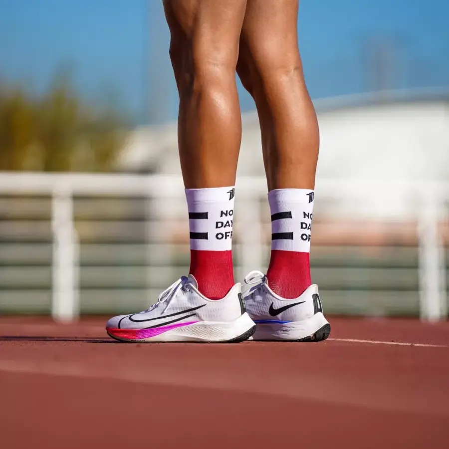 SPORCKS Socks - NO DAY OFF RED