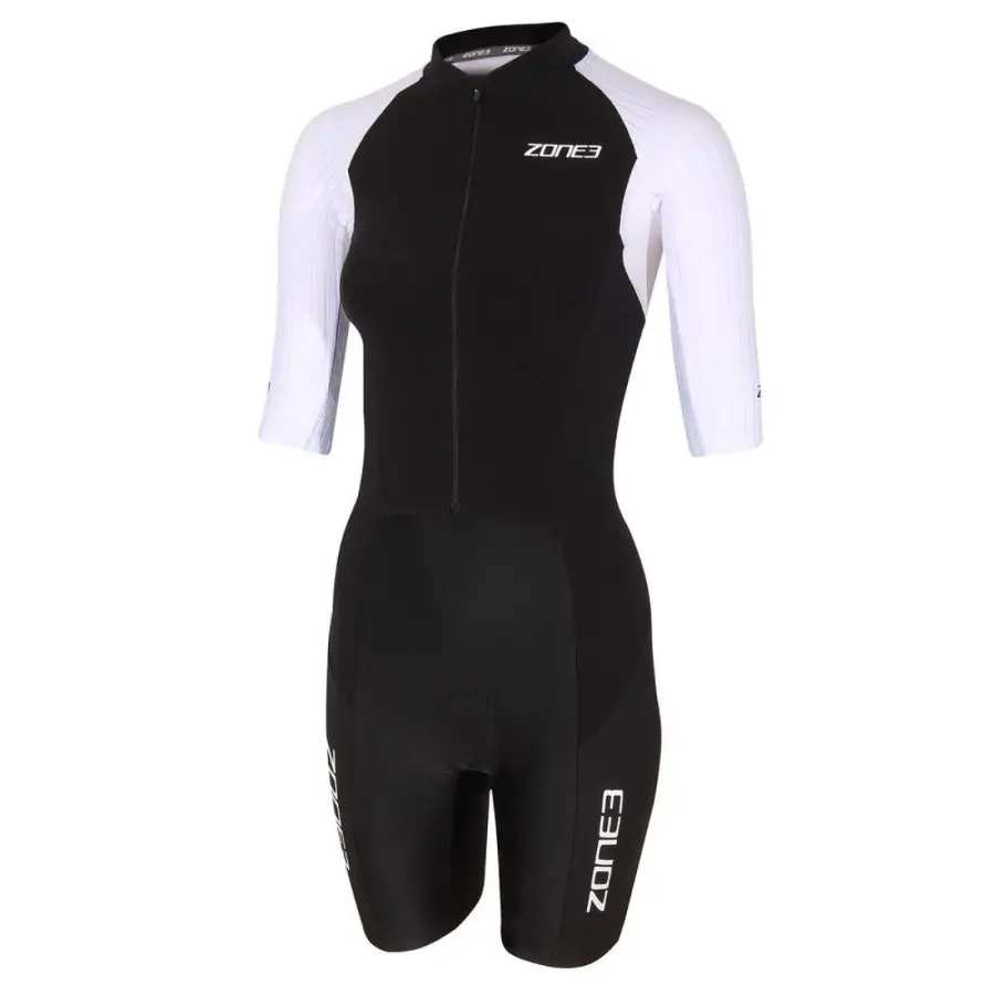 ZONE3 Lava Long Distance Full Zip Short Sleeve Tri suit