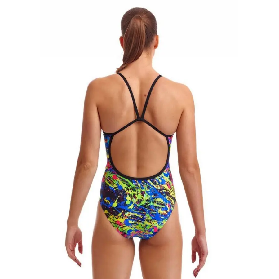 Funkita Ladies Single Strap One Piece Paint Smash