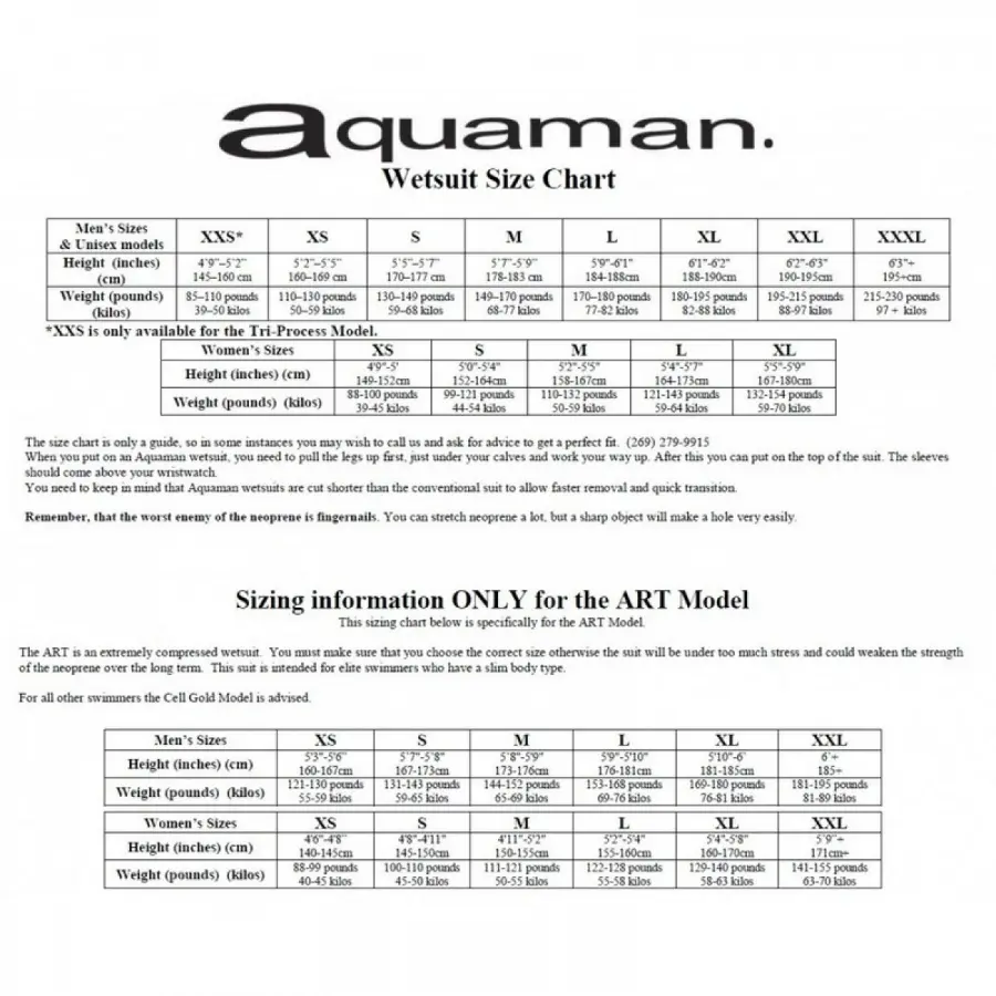 AQUAMAN Cell Gold wetsuit M