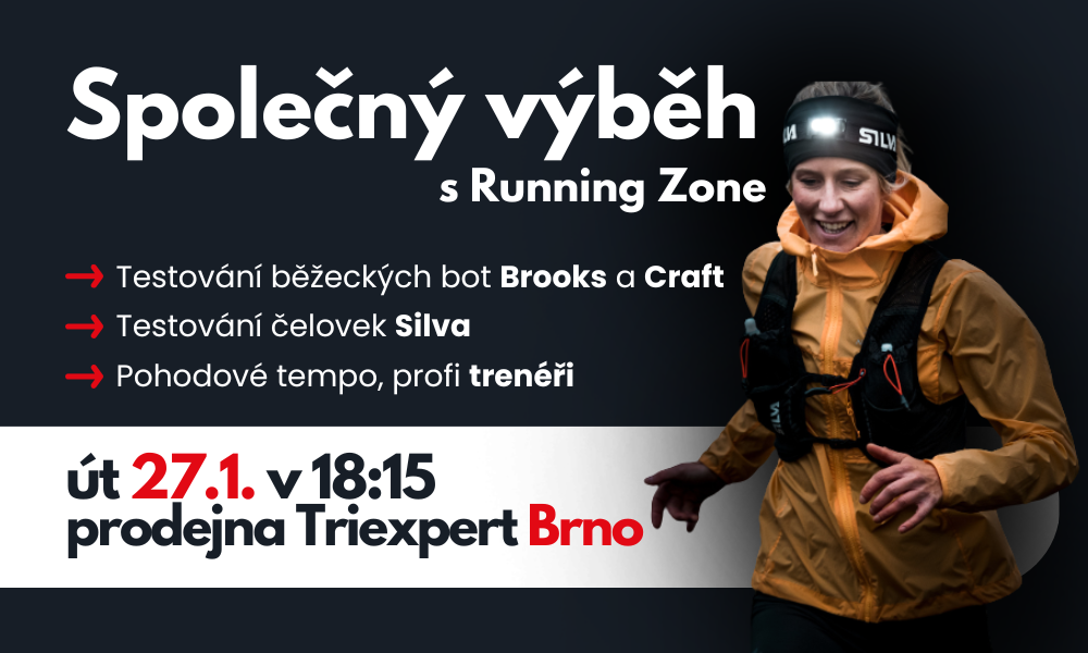 Pozvánka na testování běžeckých bot a čelovek v Brně