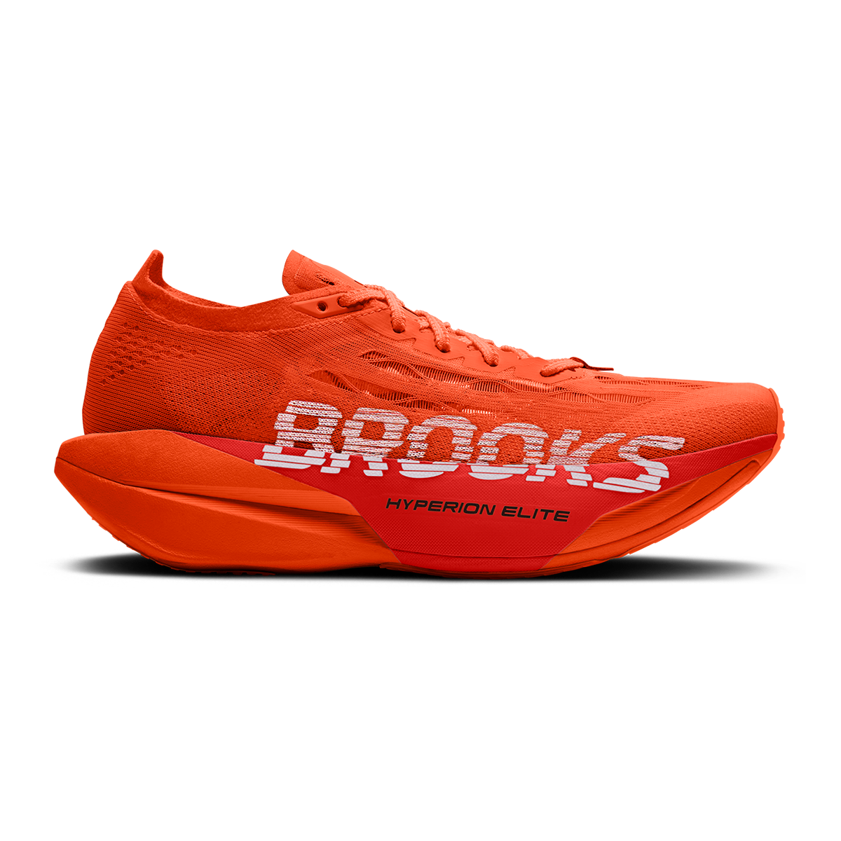 Brooks Hyperion Elite 6 – červená závodní běžecká bota s karbonovou deskou